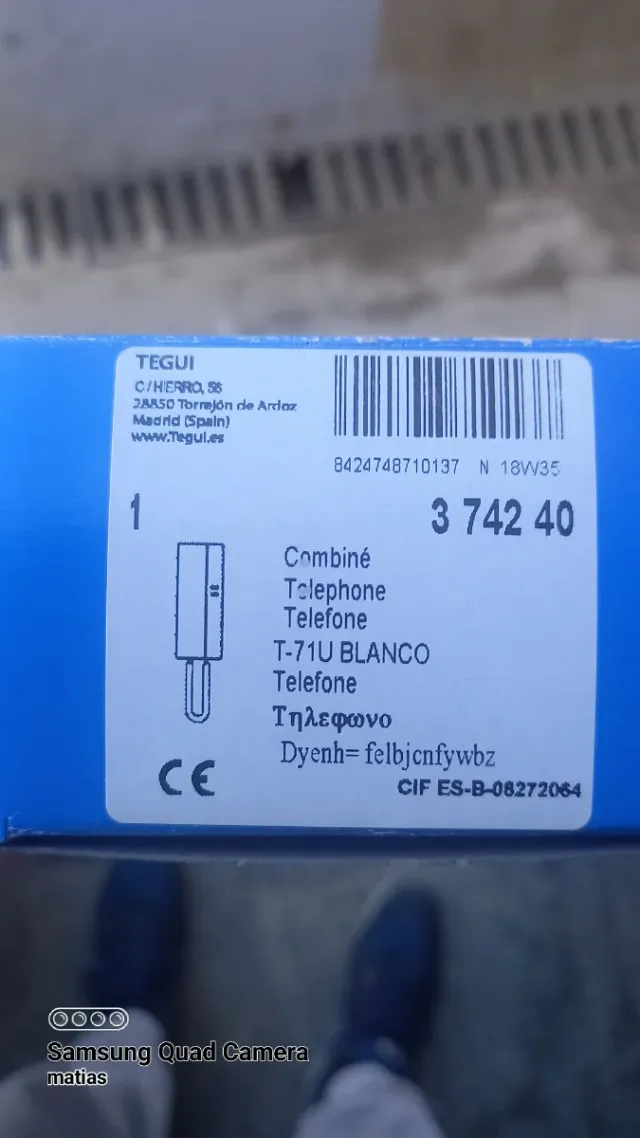 Telefono Tegui Blanco