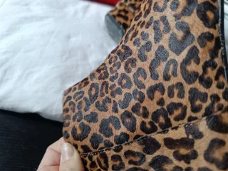 Botines leopardo tacón bajo