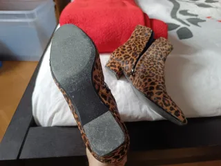 Botines leopardo tacón bajo