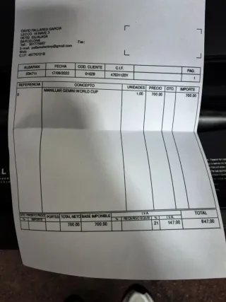 Manillar Gemini Propus Carbono