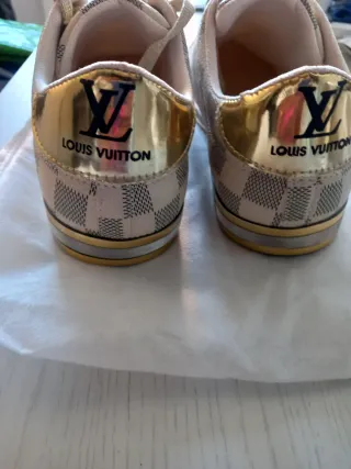 Scarpe Louis Vuitton beige/grigie