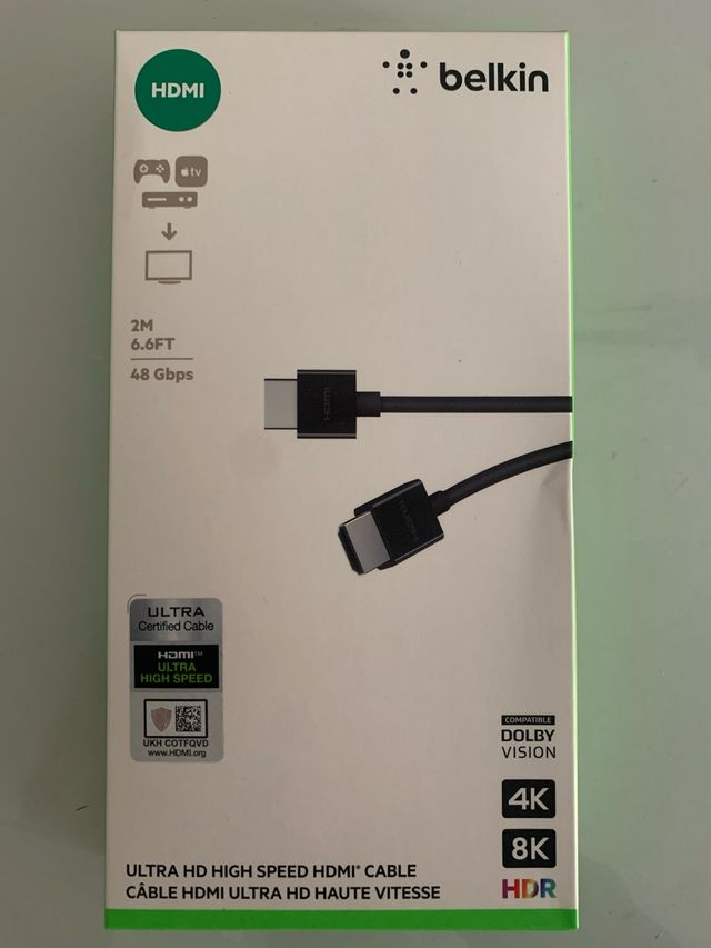 Cable HDMI Belkin 2M 8K Ultra High Speed