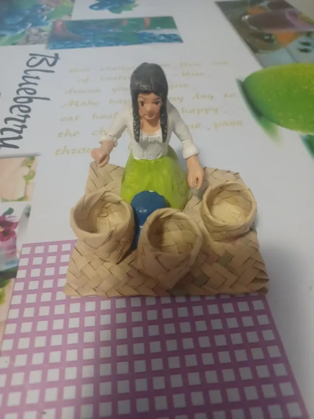 Figura Campesina con Cestas