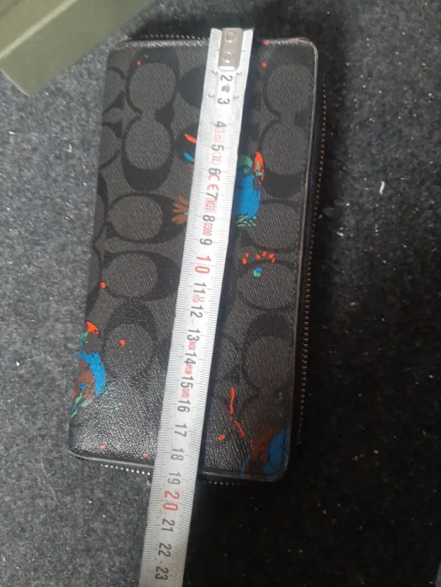 Cartera Coach New York Negra Multicolor