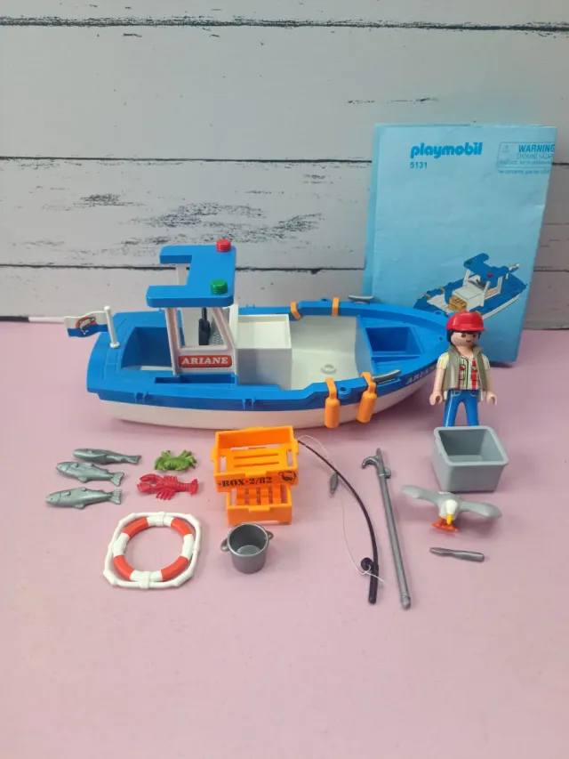 Barco de pesca Ariane Playmobil 5131