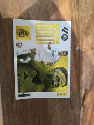 Cromo Vinicius Extra Gold