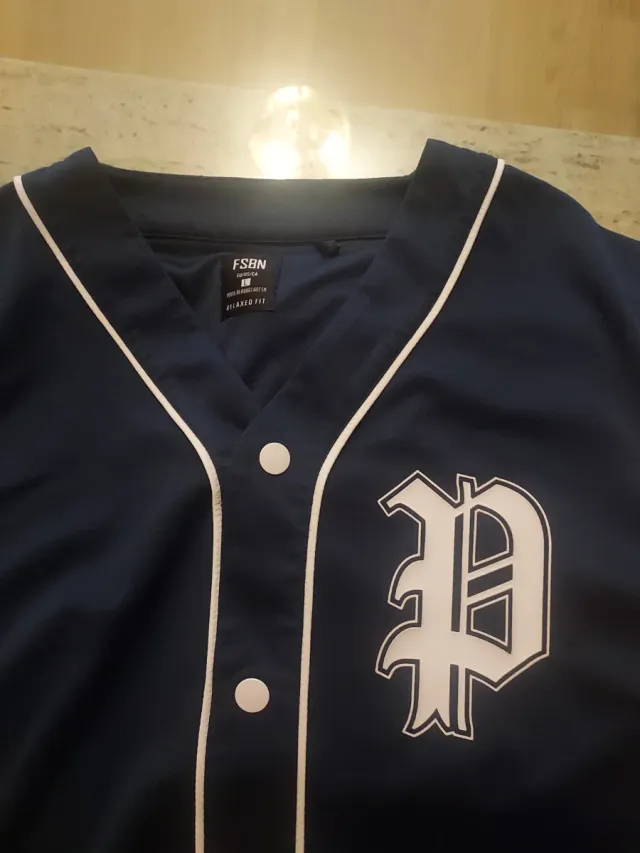 Camisa Beisbolera Retro Talla L