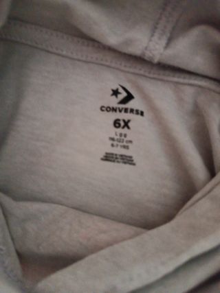 Felpa Converse bimba unicorno e scarpa