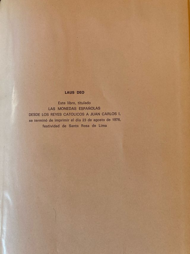 Libro Las Monedas Españolas 1474-1977