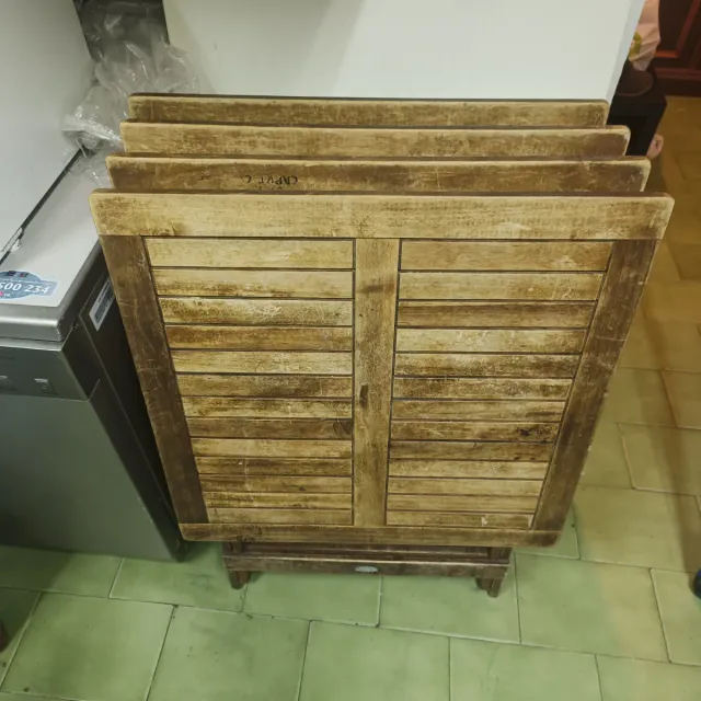 Mesa de madera plegable