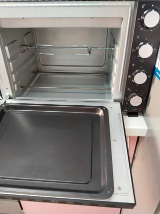 Horno Eléctrico Negro Home.