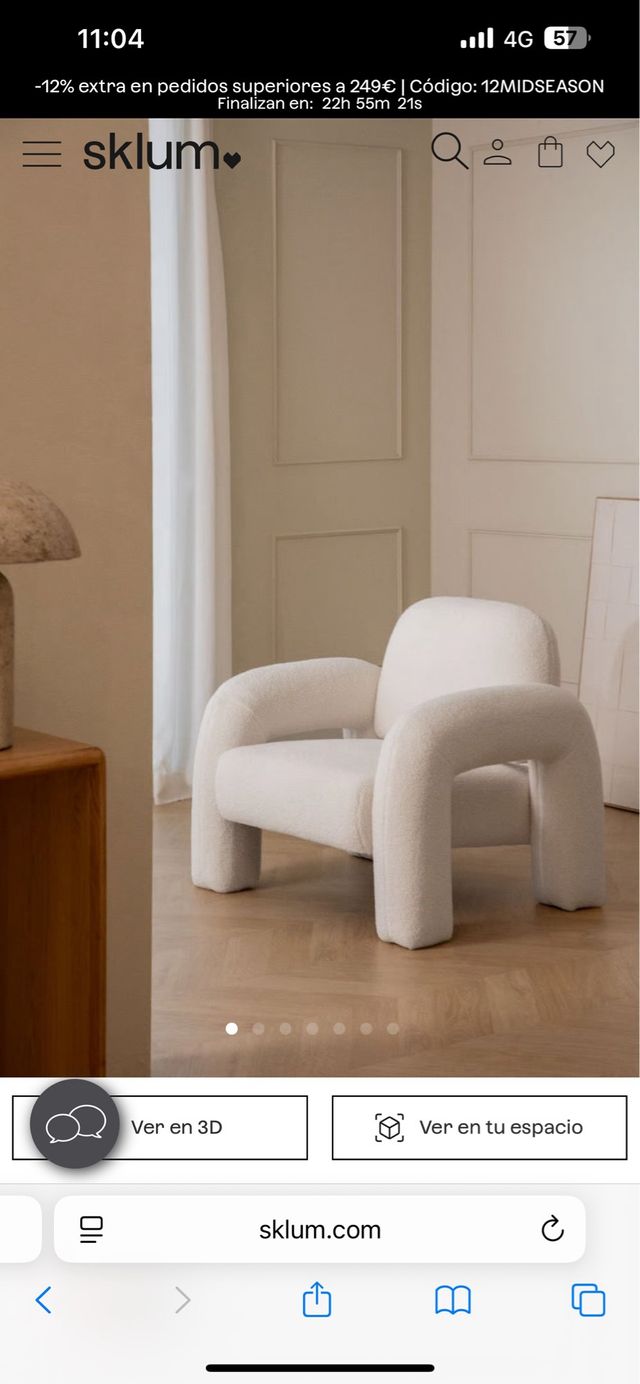 Sillón borreguito Sklum