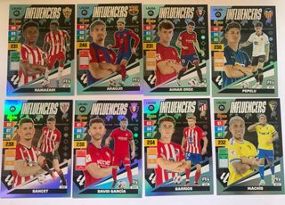 Lote 8 cromos adrenalyn 23/24 influencers