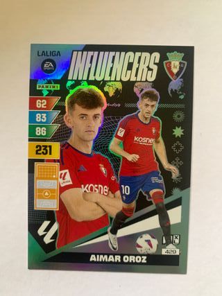 Lote 8 cromos adrenalyn 23/24 influencers