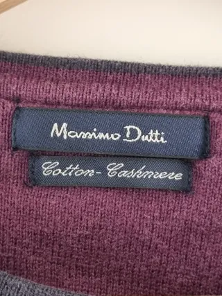 Jersey Massimo Dutti rayas azul y morado