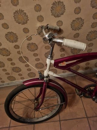 Bicicleta Vintage Clásica Roja 60s