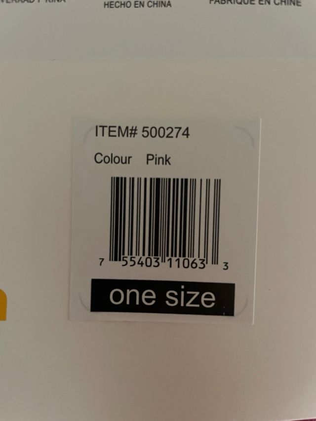 Set Gorro y Bufanda DKNY Rosa y Gris