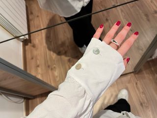 Camisa vaporosa blanca talla única