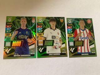 Lote 3 cromos adrenalyn 23/24 bravo
