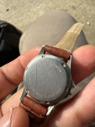 Hamilton Khaki Field 97718 Reloj Cuarzo Marrón