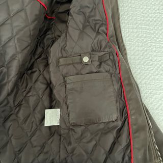 Chaqueta de piel marrón Chyston