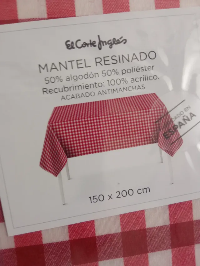 Mantel Resinado El Corte Inglés 150x200cm