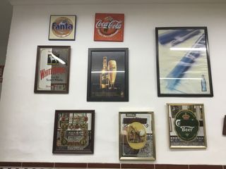 Set di specchi e pubblicità per bevande