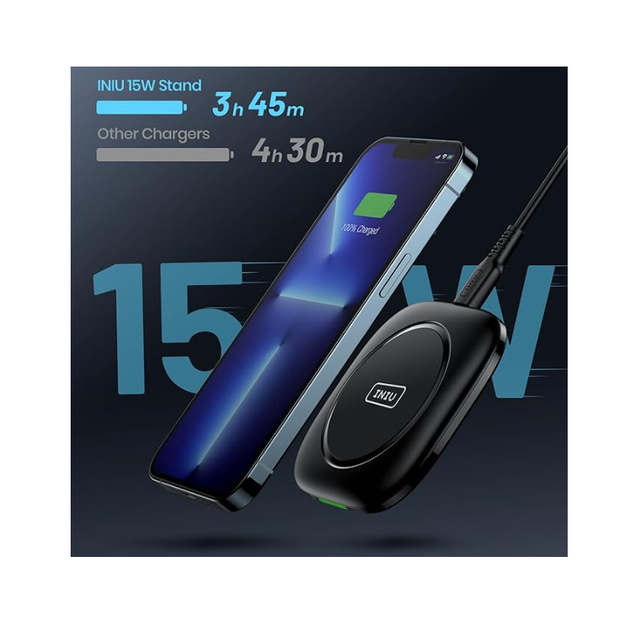 INIU Cargador Inalámbrico 15W Rápido
