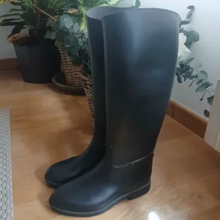 Botas de agua/montar Decathlon negras