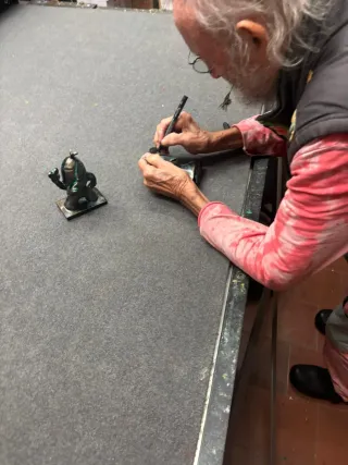 Esculturas del prestigioso pintor Ripolles