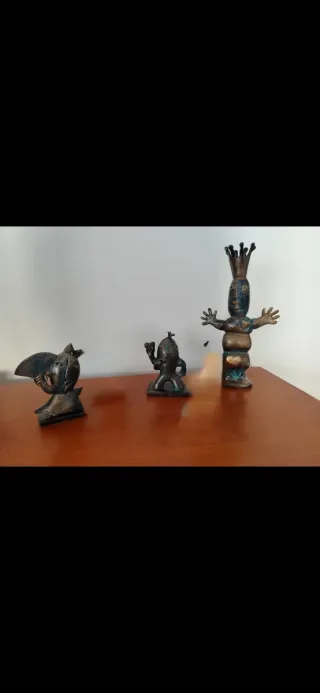 Esculturas del prestigioso pintor Ripolles