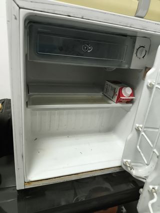 Microondas y Frigorífico Pequeño