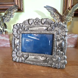 Cornice peruviana Portafoto Argento 925 xfoto 8x12