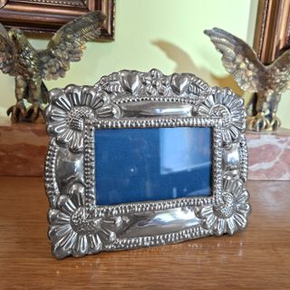 Cornice peruviana Portafoto Argento 925 xfoto 8x12