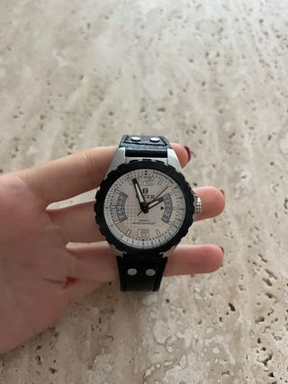 Reloj Racer R300 Negro y Plateado