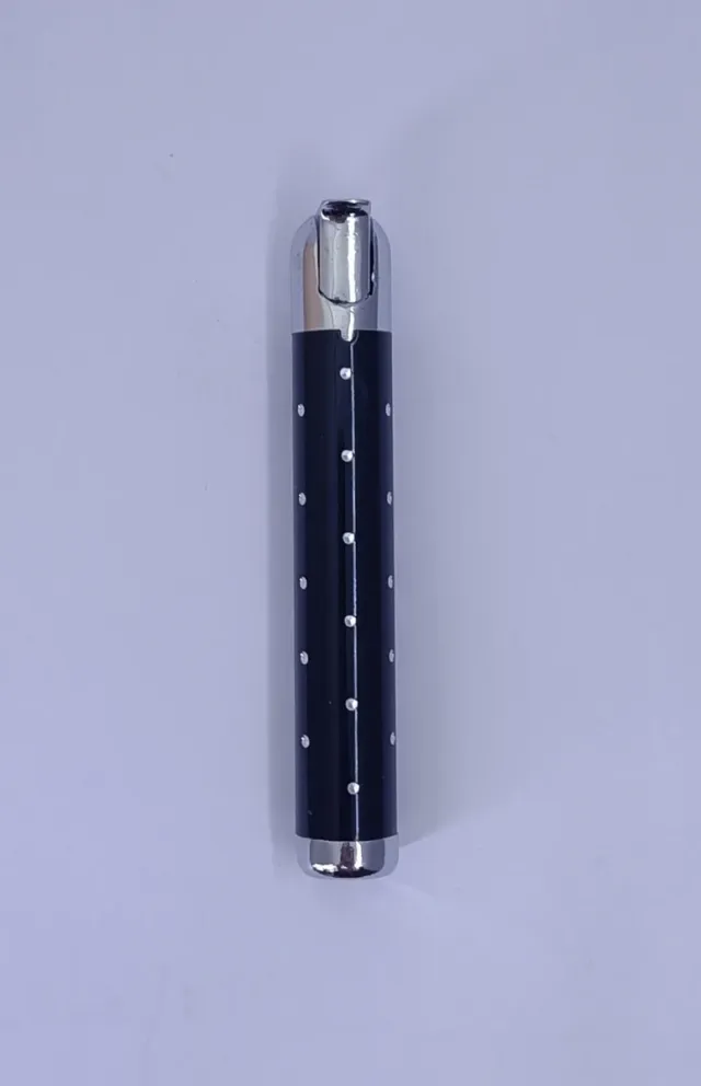 Accendino elettrico donna nero brillantini