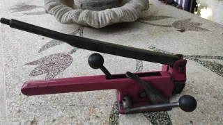 Carro porta flejes y flejadora