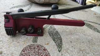 Carro porta flejes y flejadora