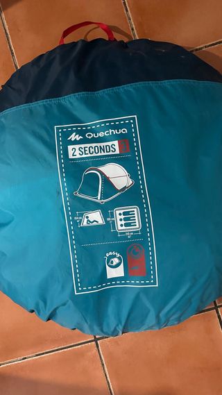 Tienda de campaña + colchón hinchable