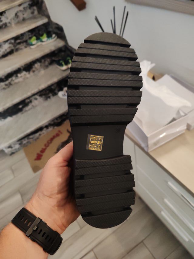 Scarpe Martin Pescatore Donna N.39 Nere