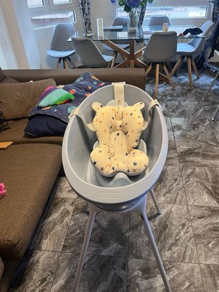 Bañera bebé con soporte