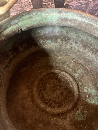 Scalda mani antico in rame