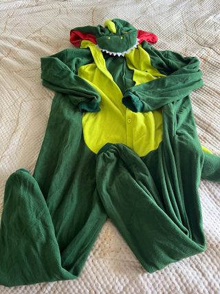Disfraz Dinosaurio Pijama Verde