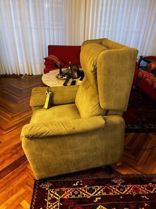 Butaca elevadora tela beige