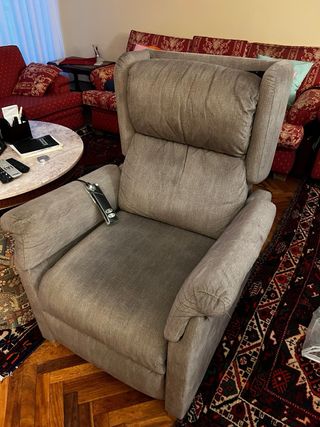 Butaca elevadora tela beige