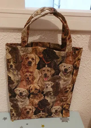 Bolsa Perros Beige y Marrón