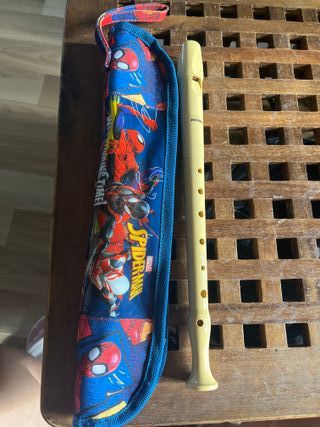 Flauta Hohner con funda Spiderman