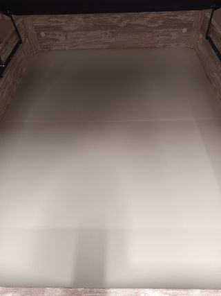 Cama 150 tipo canapé con colchón