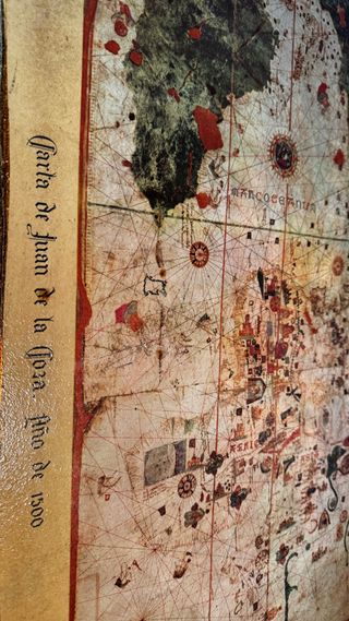 Mapa antiguo Carta de Juan de la Cosa 1500