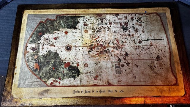 Mapa antiguo Carta de Juan de la Cosa 1500